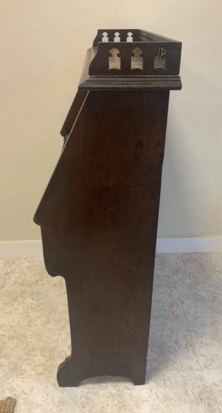 Mueble escritorio secreter/buró antiguo de madera