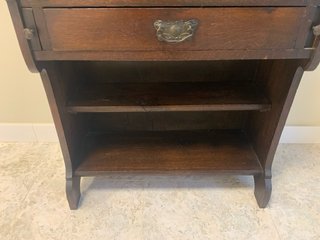 Mueble escritorio secreter/buró antiguo de madera