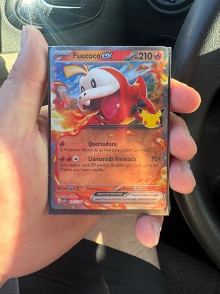 Carta Pokémon Fuecoco EX 30 Aniversario