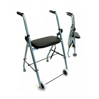 Andador con asiento y ruedas