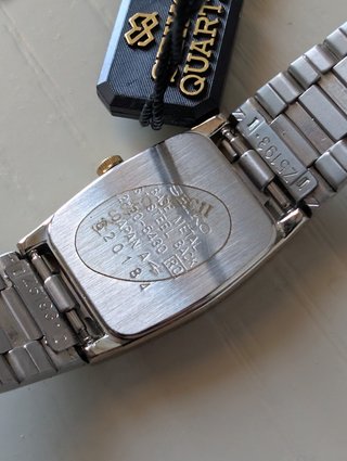Orologio Seiko Tank Vintage Oro Argento