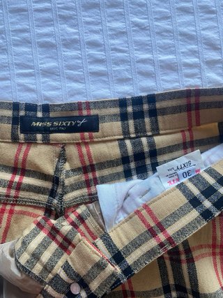 Pantalón de cuadros vintage Miss Sixty