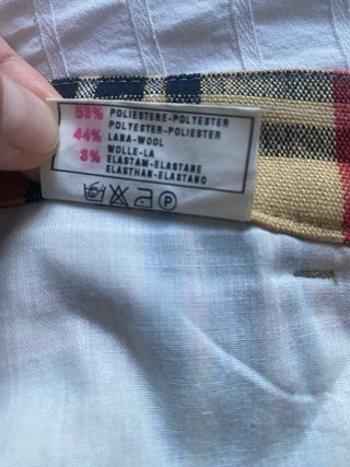 Pantalón de cuadros vintage Miss Sixty