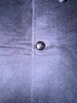 Cappotto Uomo Blu Notte / Nero In Lana Giaccone