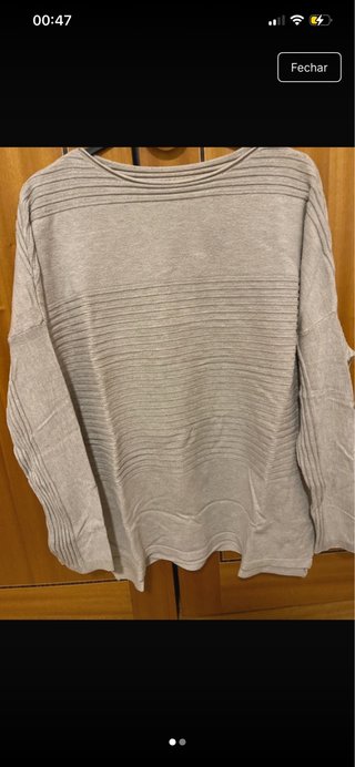 Camisola senhora bege