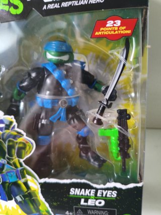 Tortugas Ninja x G.I. Joe Leo Figura