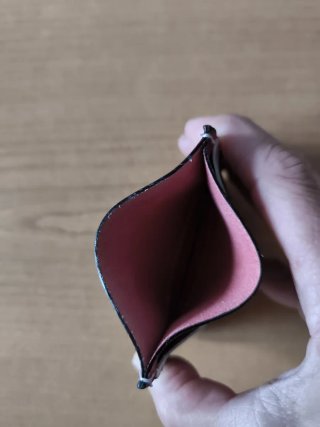 Tarjetero de piel para 6 tarjetas
