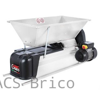 Despalilladora Chapa Motor Eléctrico - 0,75 kW- 1500 kg/h - 90x50 cm - Grifo