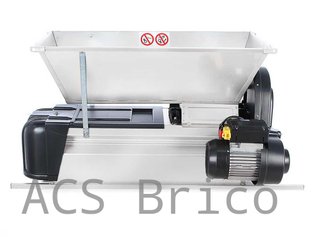 Despalilladora Chapa Motor Eléctrico - 0,75 kW- 1500 kg/h - 90x50 cm - Grifo