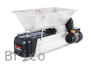 Despalilladora Chapa Motor Eléctrico - 0,75 kW- 1500 kg/h - 90x50 cm - Grifo