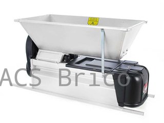 Despalilladora Chapa Motor Eléctrico - 0,75 kW- 1500 kg/h - 90x50 cm - Grifo