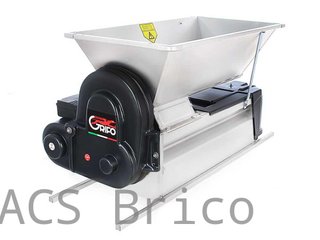 Despalilladora Chapa Motor Eléctrico - 0,75 kW- 1500 kg/h - 90x50 cm - Grifo