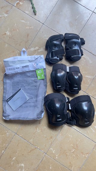 Protecciones Oxelo XS Patinaje Niños 6-10 Años