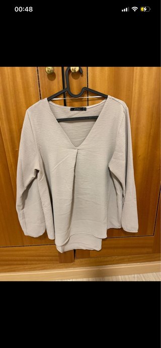 Camisola senhora bege tamanho único