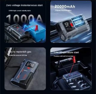 Arrancador Coche Portátil SUITU