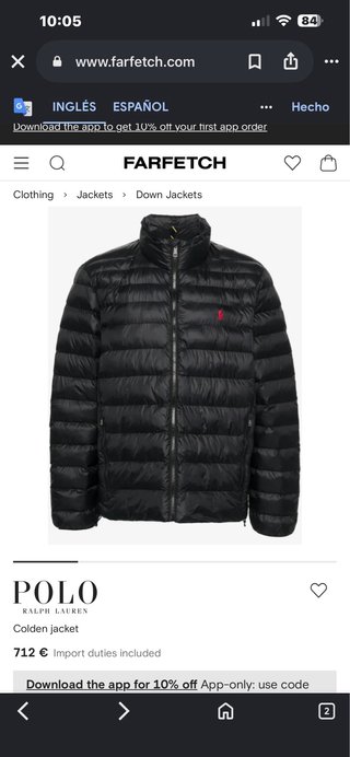 Polo Ralph Lauren Chaqueta azul oscuro Invierno