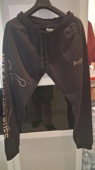 Tuta Boxeur Des Rues nera con dettagli oro