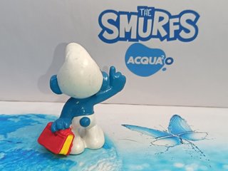 Puffo Libro Moralista 20094 Smurf Bookworm