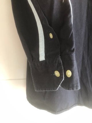Camisa Edén Park Rayas Negras y Blancas