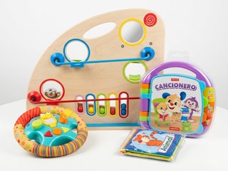 Lote Juguetes Bebé Madera y Fisher-Price