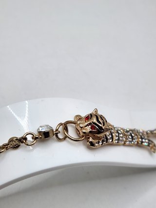 Pulsera Leopardo Baño Oro