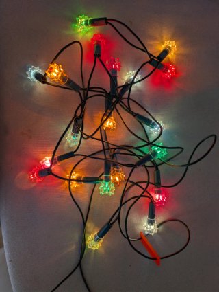 Luces Navidad Vintage Multicolor