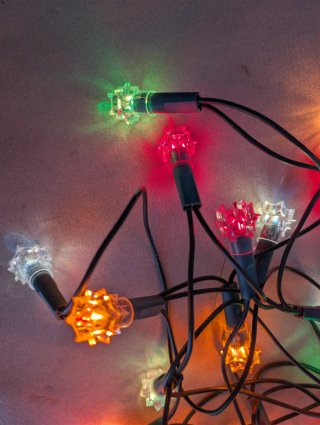 Luces Navidad Vintage Multicolor