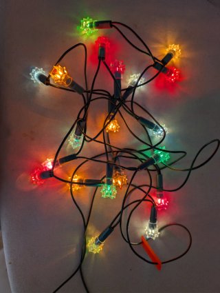 Luces Navidad Vintage Multicolor