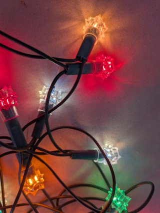 Luces Navidad Vintage Multicolor
