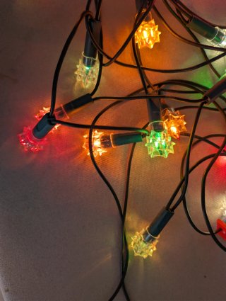 Luces Navidad Vintage Multicolor