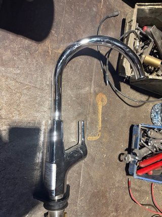 Grifo con sensor cromado