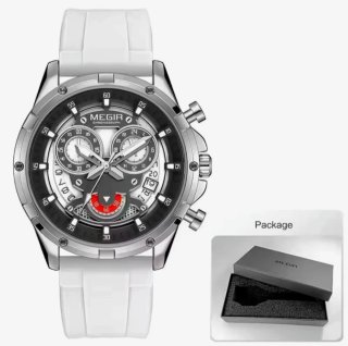 Orologio Cronografo Uomo MEGIR Quarzo Nuovo