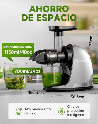 Licuadora Prensado en Frío Amzchef