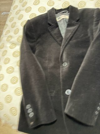 Chaqueta de traje terciopelo niño H&M