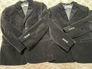 Chaqueta de traje terciopelo niño H&M
