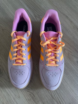 Adidas Bambas Moradas y Naranjas