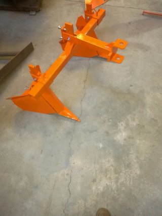 Arado doble asurcador para motocultor