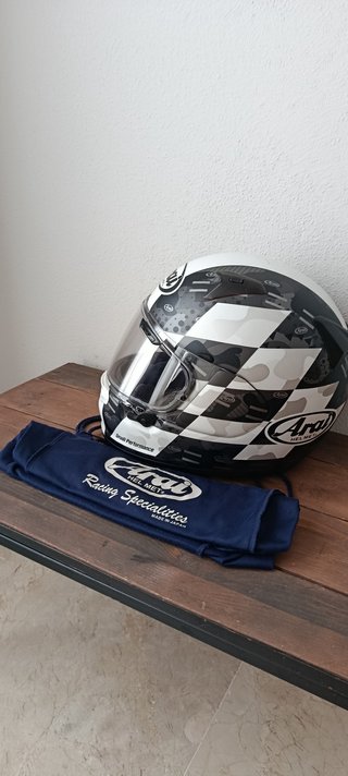 Casco Arai Profile-V Patch White M con Pinlock