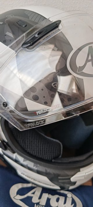 Casco Arai Profile-V Patch White M con Pinlock