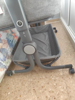 Minicuna colecho comfy  gris