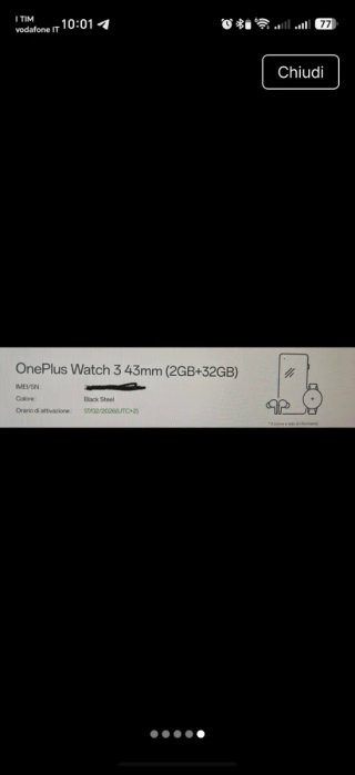 OnePlus Watch 3 Nero - Garanzia