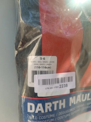 Disfraz Darth Maul Star Wars Infantil