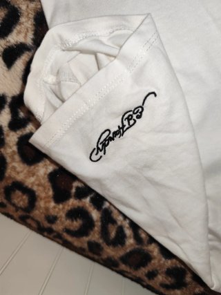 Camiseta Ed Hardy Blanca Talla L