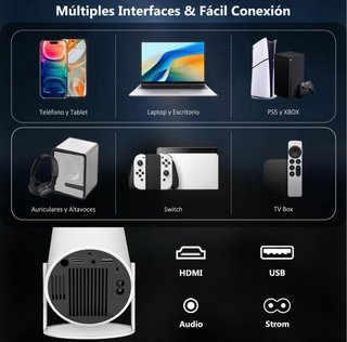 Mini Proyector Bluetooth 4K 130