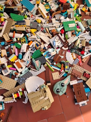 Lotto LEGO Misto 2,7 kg con Minifigure UP e Star W