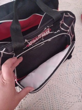 Bolsa Deporte Spiderman Marvel Negra Roja