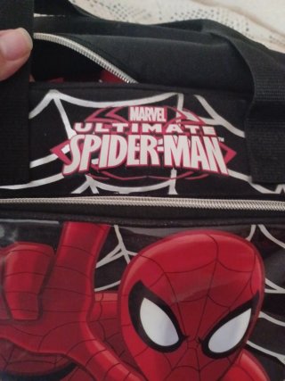 Bolsa Deporte Spiderman Marvel Negra Roja