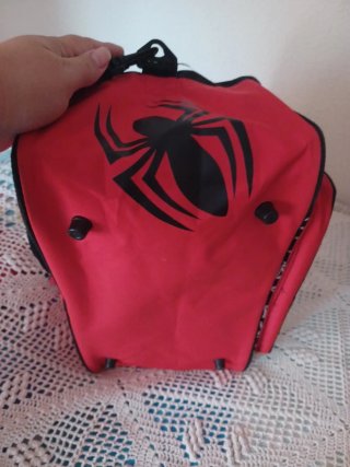 Bolsa Deporte Spiderman Marvel Negra Roja