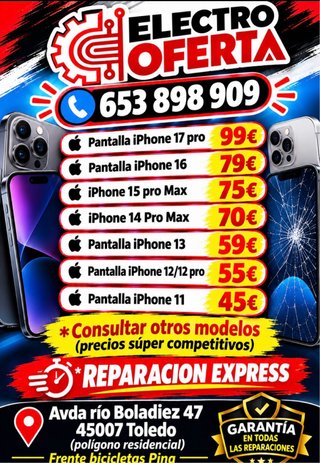 Reparación pantalla iphone