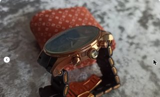 Reloj Emporio Armani AR5905 Cronógrafo Negro y Dor